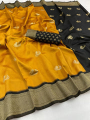 Vastra Creations Banarasi Soft Silk Saree