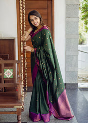 Vastra Creations Banarasi Soft Silk Saree