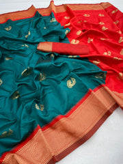 Vastra Creations Banarasi Soft Silk Saree