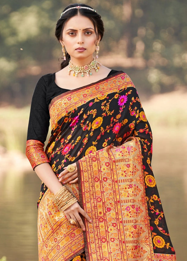 Vastra Creations Banarasi Soft Silk Wedding  Saree