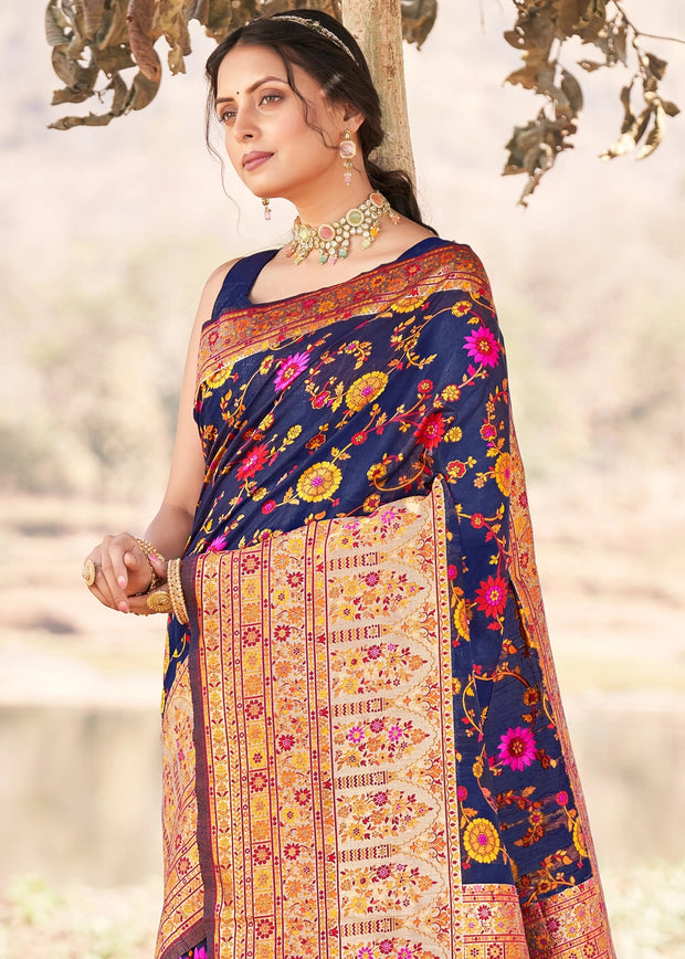 Vastra Creations Banarasi Soft Silk Wedding  Saree