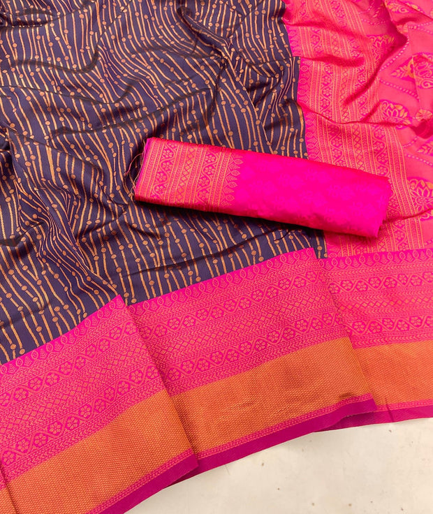 Vastra Creations Banarasi Soft Silk Saree