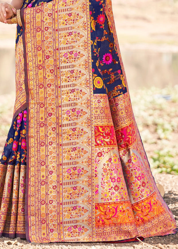 Vastra Creations Banarasi Soft Silk Wedding  Saree