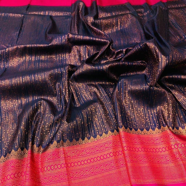 Vastra Creations Banarasi Soft Silk Saree
