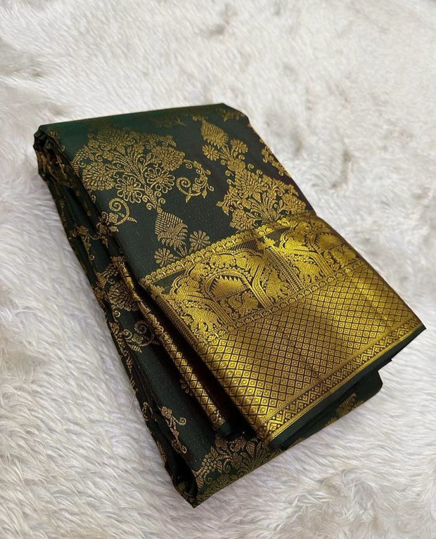 Vastra Creations Banarasi Soft Silk Saree