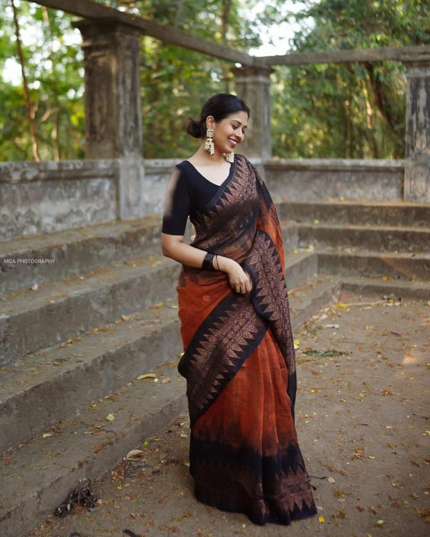 Vastra Creations Banarasi Soft Silk Saree