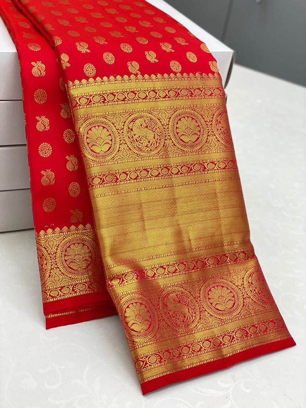 Vastra Creations Banarasi Soft Silk Saree