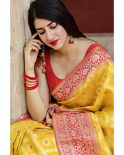 Vastra Yellow Pari