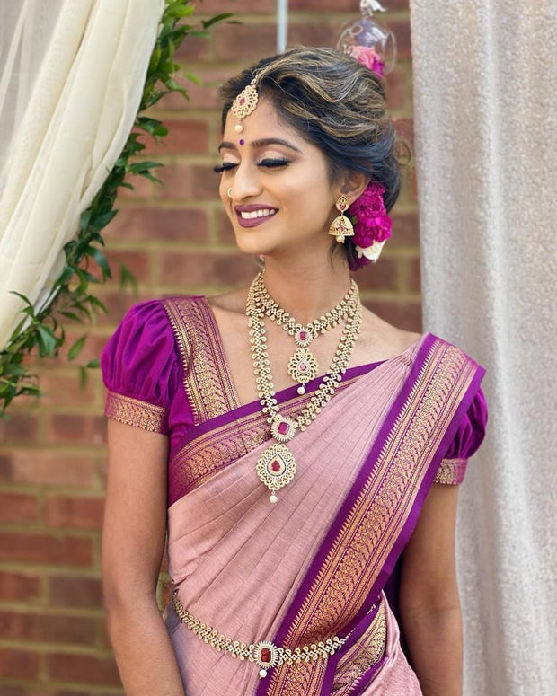 Vastra Creations Banarasi Soft Silk Saree