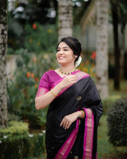 Vastra Creations Banarasi Soft Silk Saree
