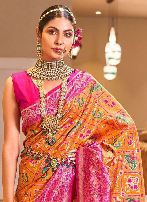 Vastra Creations Banarasi Soft Silk Wedding  Saree