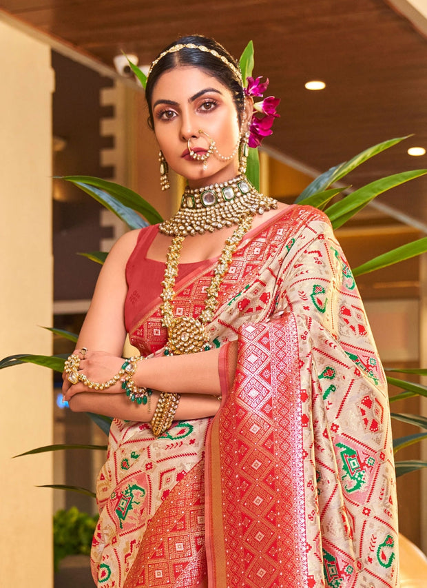 Vastra Creations Banarasi Soft Silk Wedding  Saree