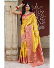 Vastra Yellow Pari