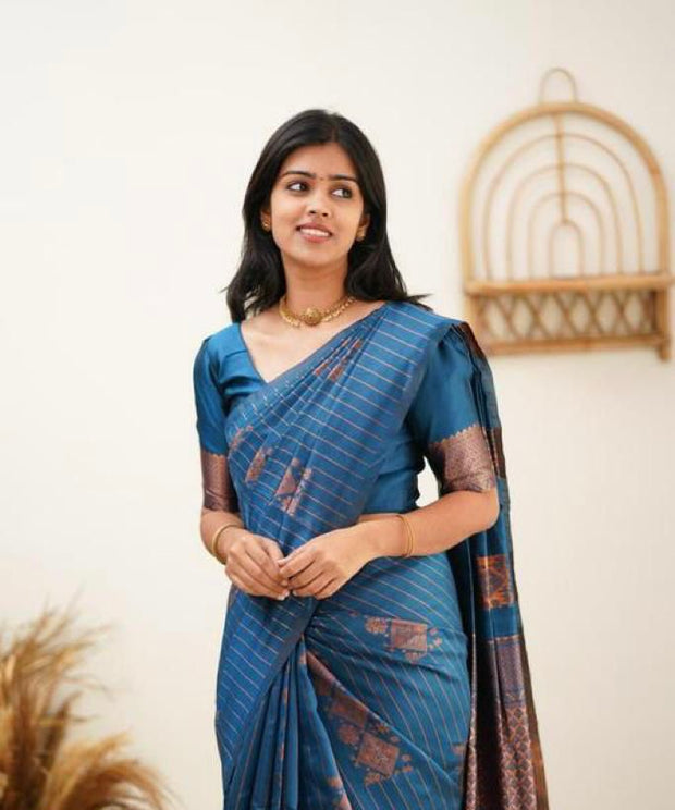 Vastra Creations Banarasi Soft Silk Saree