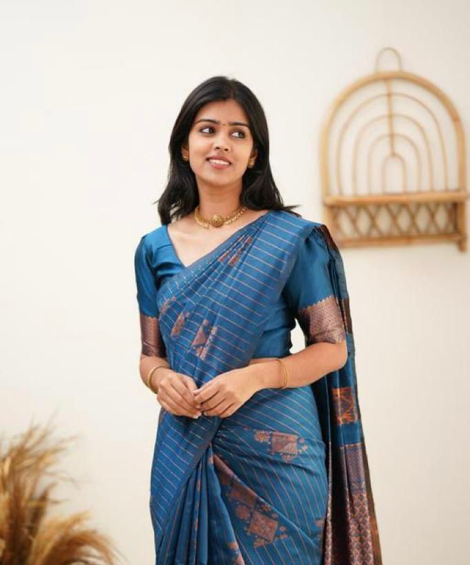 Vastra Creations Banarasi Soft Silk Saree