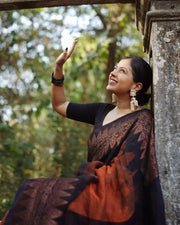 Vastra Creations Banarasi Soft Silk Saree