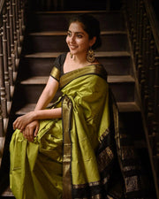 Vastra Creations Banarasi Soft Silk Saree