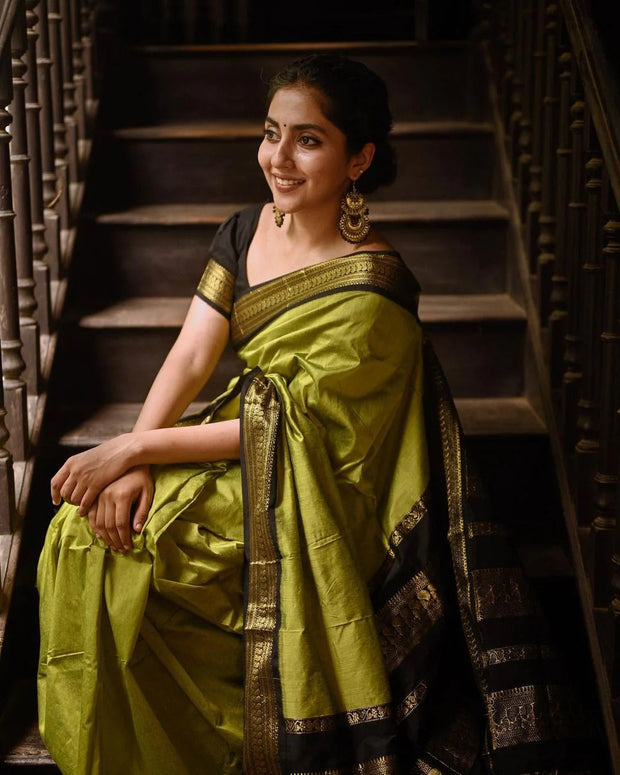 Vastra Creations Banarasi Soft Silk Saree