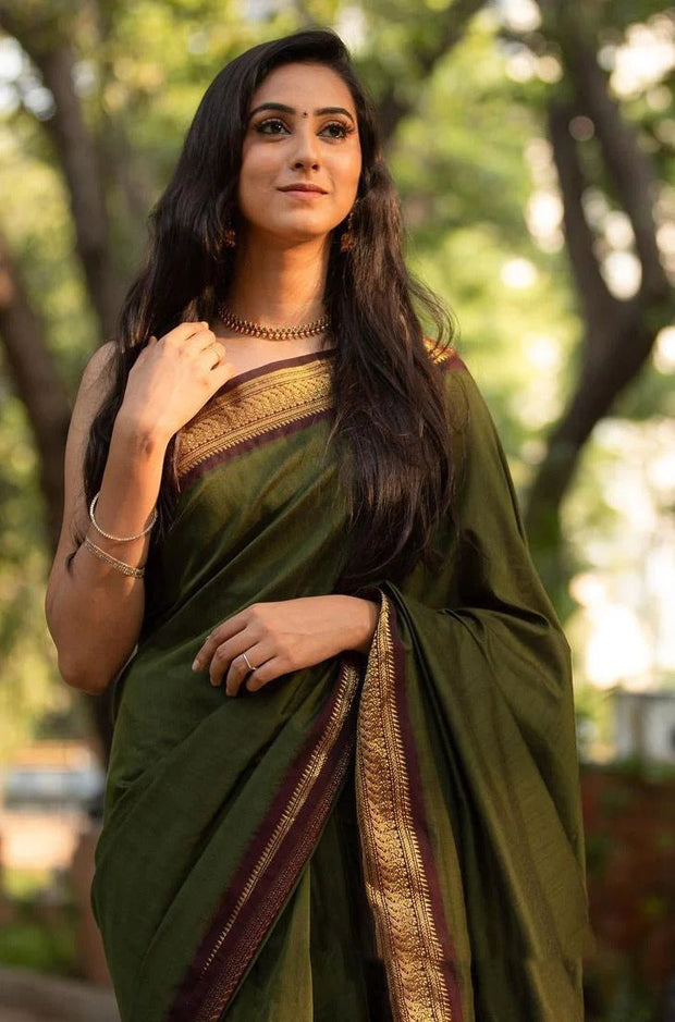 Vastra Creations Banarasi Soft Silk Saree
