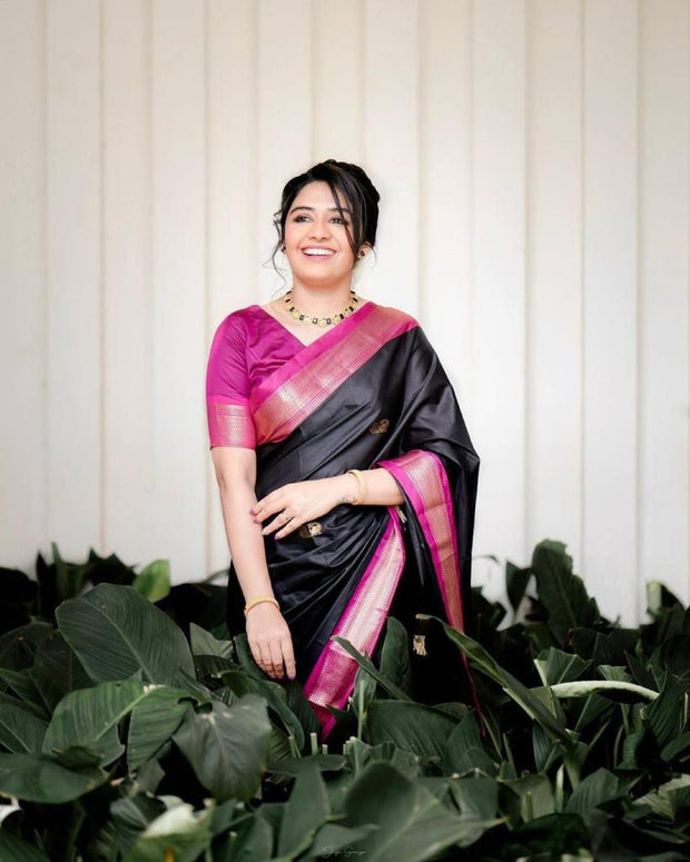Vastra Creations Banarasi Soft Silk Saree