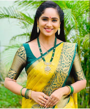 Vastra Creations Banarasi Soft Silk Saree