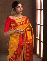 Vastra Creations Banarasi Soft Silk Saree