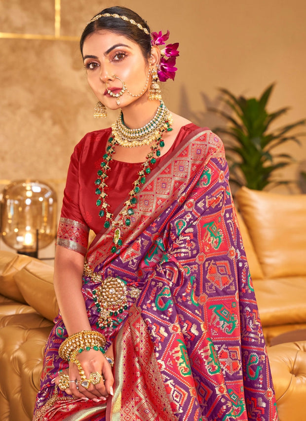 Vastra Creations Banarasi Soft Silk Wedding  Saree