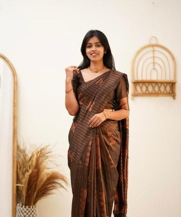 Vastra Creations Banarasi Soft Silk Saree