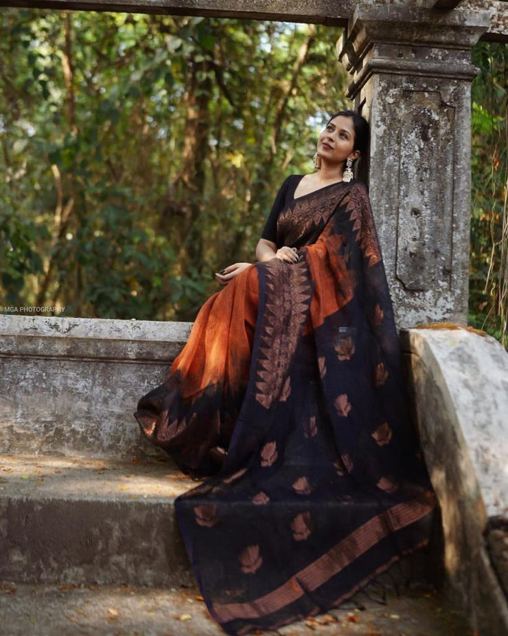 Vastra Creations Banarasi Soft Silk Saree