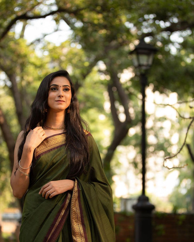 Vastra Creations Banarasi Soft Silk Saree