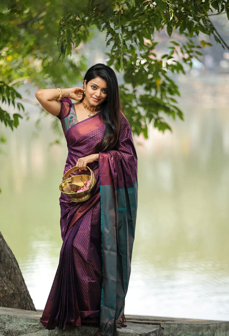 Vastra Creations Banarasi Soft Silk Saree