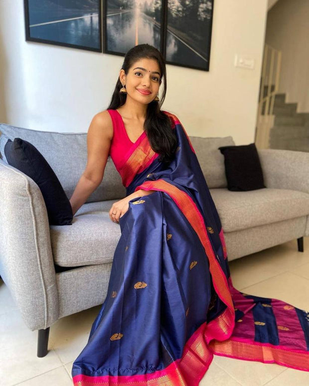 Vastra Creations Banarasi Soft Silk Saree