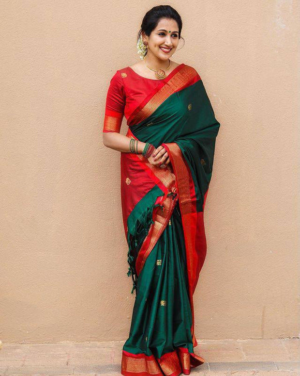 Vastra Creations Banarasi Soft Silk Saree