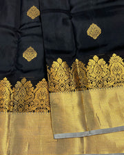 Vastra Creations Banarasi Soft Silk Saree with Unstitched Blouse