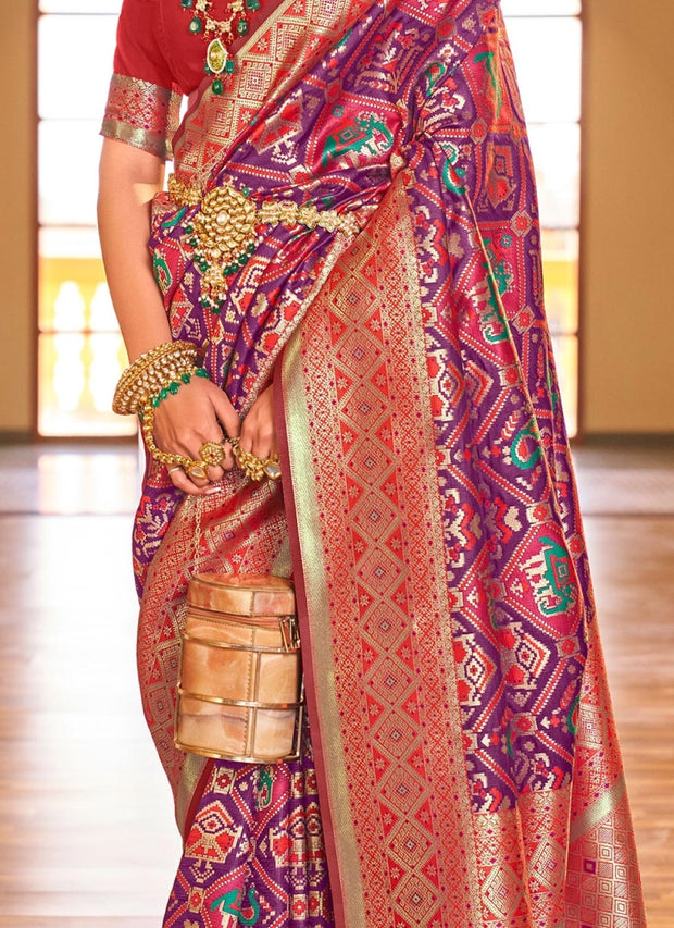 Vastra Creations Banarasi Soft Silk Wedding  Saree