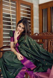 Vastra Creations Banarasi Soft Silk Saree