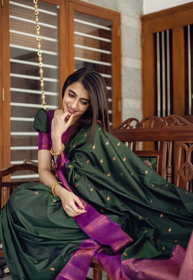 Vastra Creations Banarasi Soft Silk Saree
