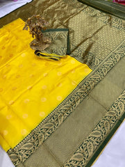 Vastra Creations Banarasi Soft Silk Saree