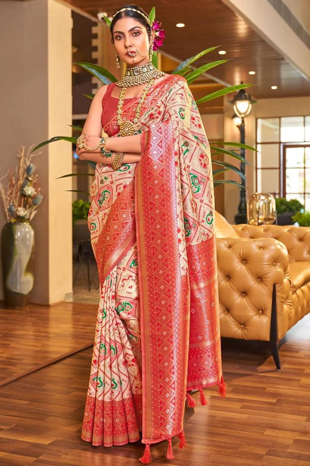 Vastra Creations Banarasi Soft Silk Wedding  Saree