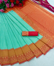 Vastra Creations Banarasi Soft Silk Saree