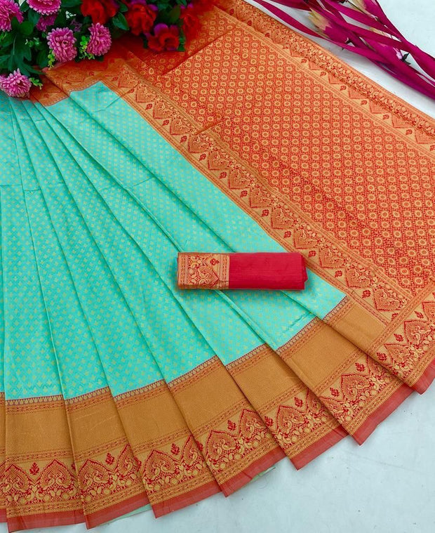 Vastra Creations Banarasi Soft Silk Saree