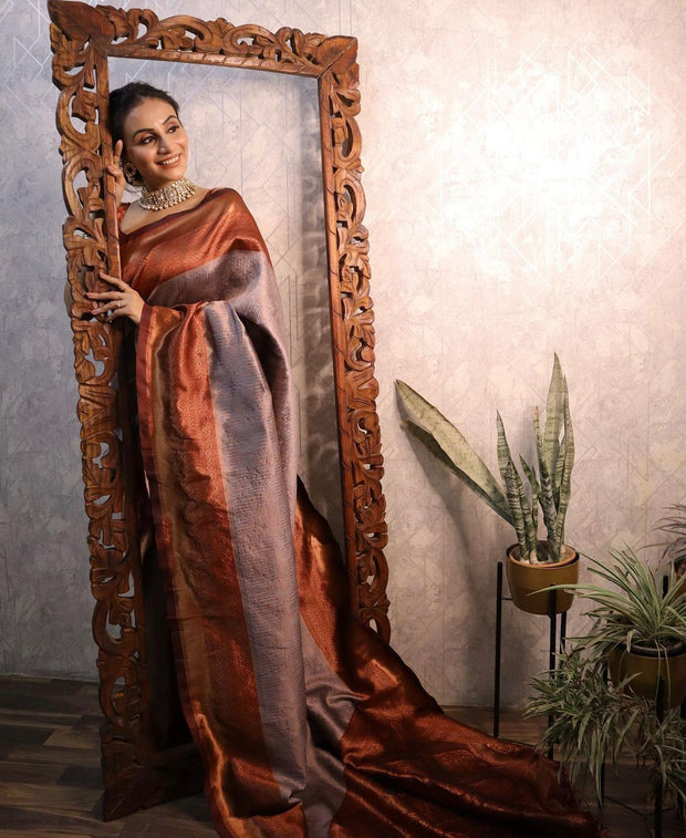 Vastra Creations Banarasi Soft Silk Saree