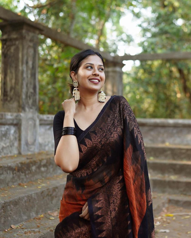 Vastra Creations Banarasi Soft Silk Saree