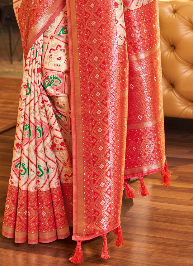 Vastra Creations Banarasi Soft Silk Wedding  Saree