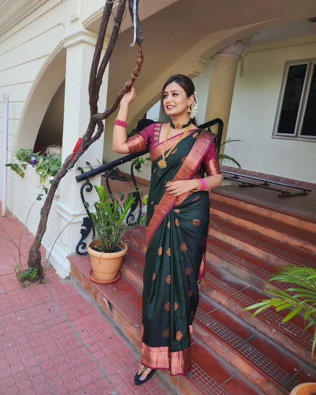 Vastra Creations Banarasi Soft Silk Saree