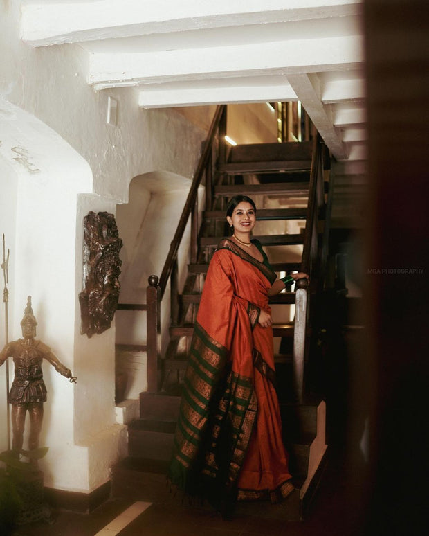 Vastra Creations Banarasi Soft Silk Saree