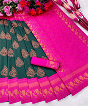 Vastra Creations Banarasi Soft Silk Saree