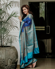 Vastra Creations Banarasi Soft Silk Saree