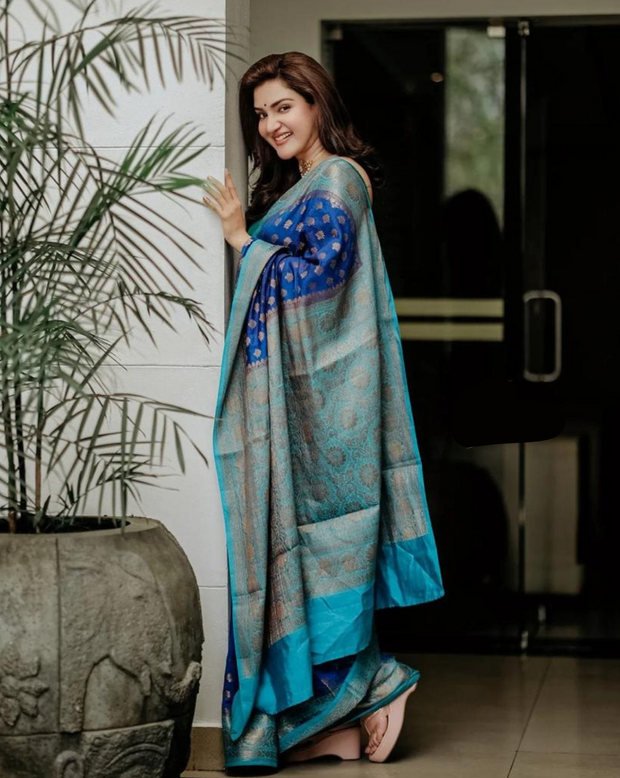 Vastra Creations Banarasi Soft Silk Saree