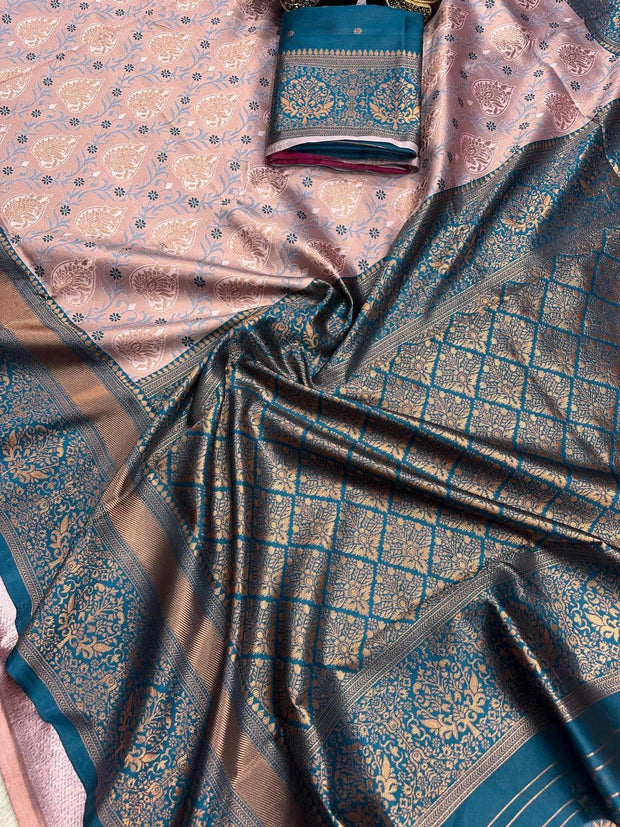 Vastra Creations Banarasi Soft Silk Saree